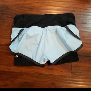 Lululemon two-layer shorts sz  4